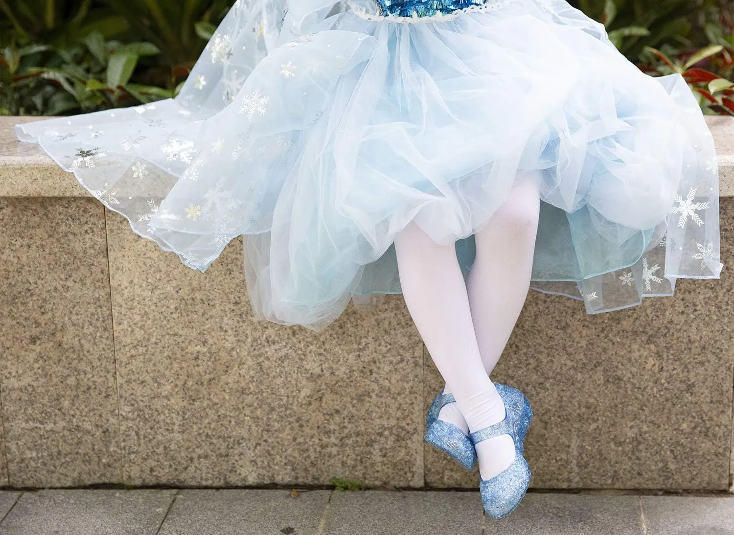 GUGUYeah Princess Costumes Jelly Flats Shoes, Cosplay Birthday Party Dress Up Sandals for Little Girls, Toddler or Kids